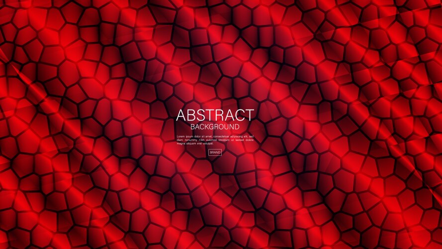 Red abstract background polygon Royalty Free Vector Image