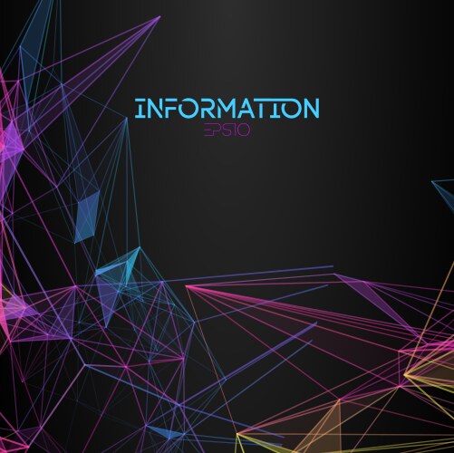 Dynamic Network Data Background vector image