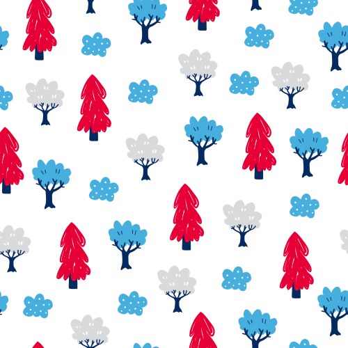 seamless natural pattern vector image