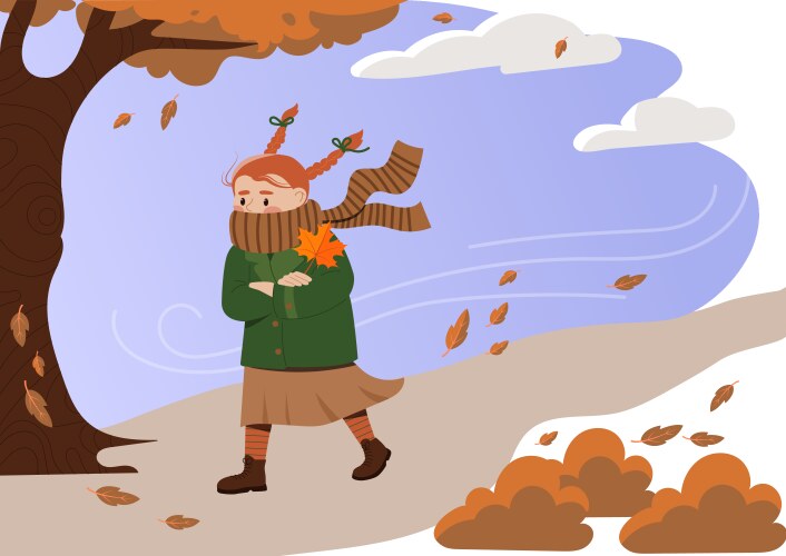 Thunder and lightning outside window concept Vector Image