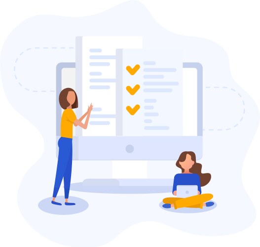 Software development and programming program code vektorbild