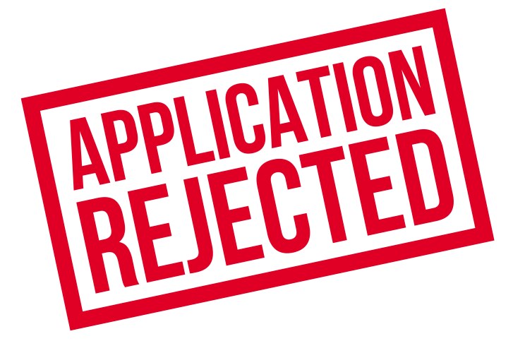 Rejected Application Vector Admin stamp Vector Images & Graphics for Commercial Use | VectorStock