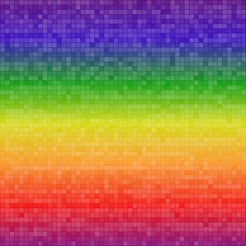 Abstract digital colorful pixels seamless pattern Vector Image
