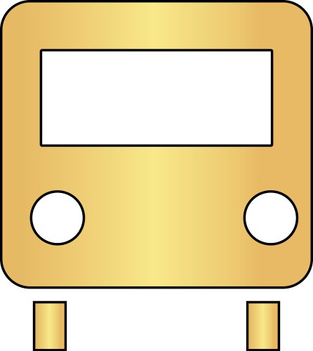 Netbook computer symbol Royalty Free Vector Image