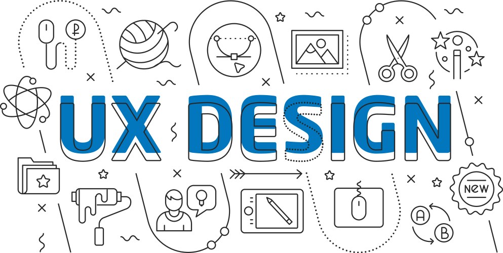 Linear slide for the presentation ux vector image