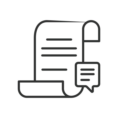 Read scripts reading actor dialogue vector image