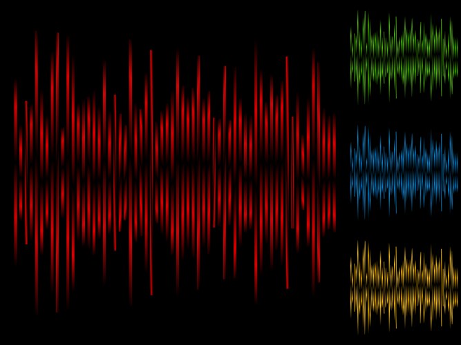 Eq equalizer element bar chart graph vector image