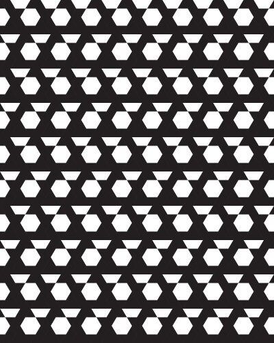Seamless pattern monochrome organic shapes Vector Image