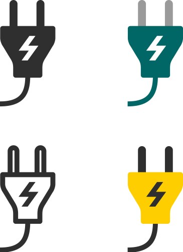 Two pin plug Vector Images & Graphics for Commercial Use | VectorStock