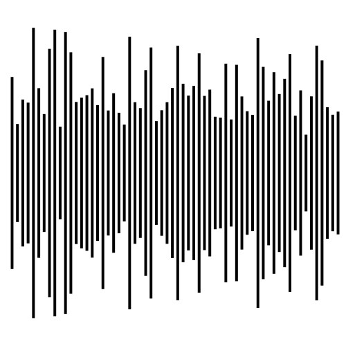 Eq equalizer element bar chart graph vector image