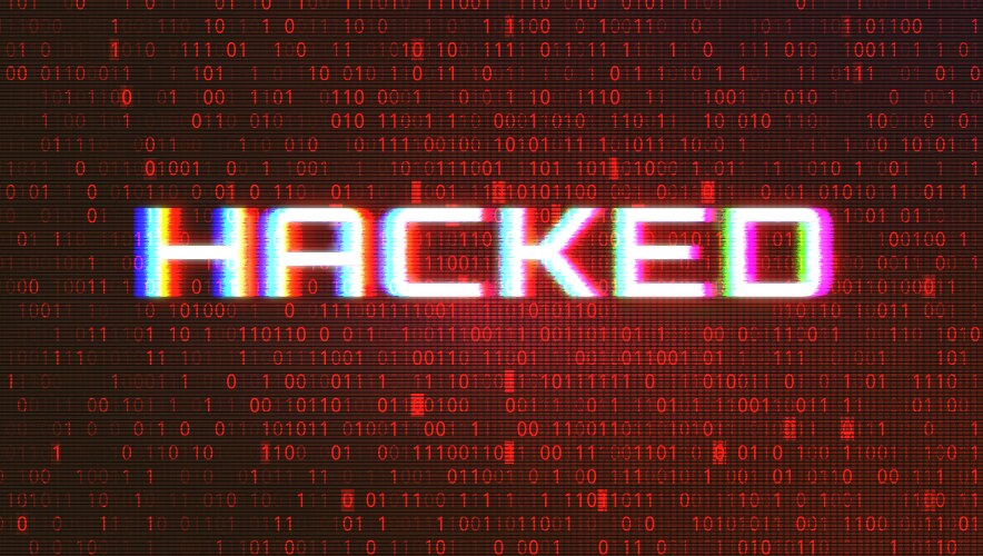 Binary code dark red background cyber attack vektorbild