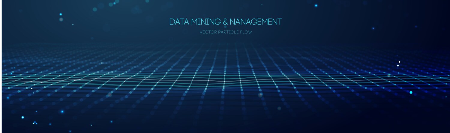 Data ai background abstract network tech digital vector image
