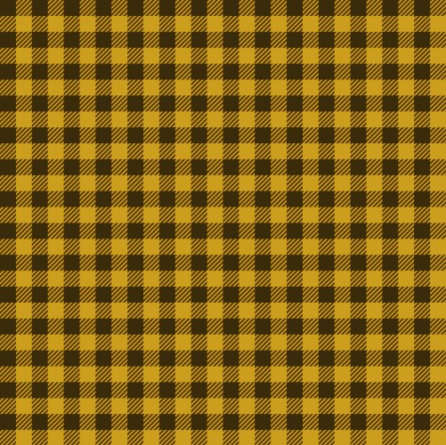 Yellow lumberjack seamless pattern Royalty Free Vector Image