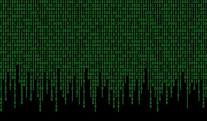 Binary code pattern vector image