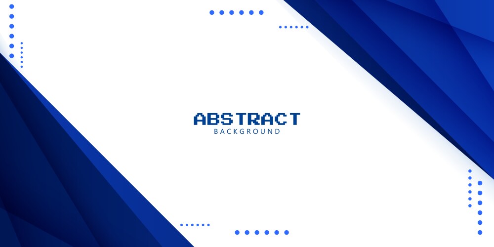 Blue abstract background with gradient color vector image