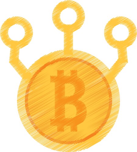 Bitcoin drawing Vector Images & Graphics for Commercial Use | VectorStock