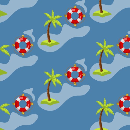 Pattern web palm trees background texture vector image