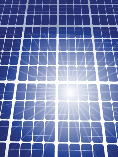 Blue electric solar panel pattern Royalty Free Vector Image