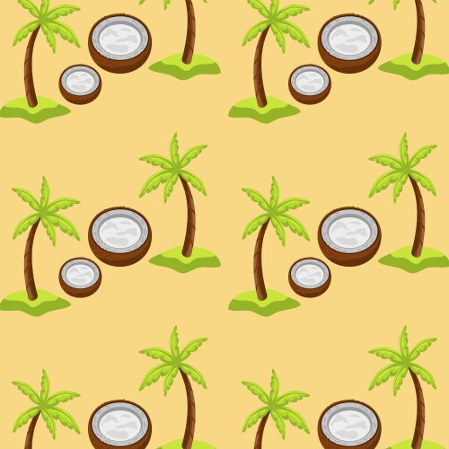 Pattern web palm trees background texture vector image