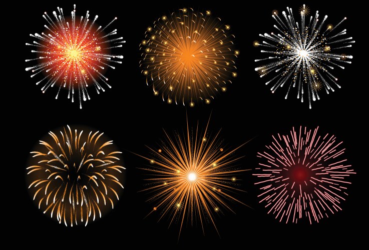 Fireworks Royalty Free Vector Image - VectorStock