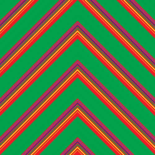 Rainbow chevron diagonal stripes seamless pattern Vector Image