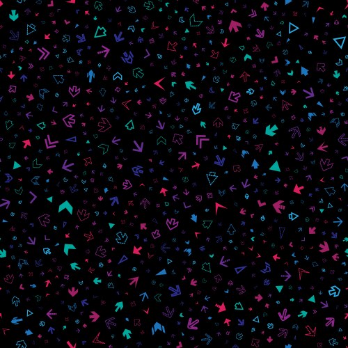 Arrows and pointers seamless pattern vector image