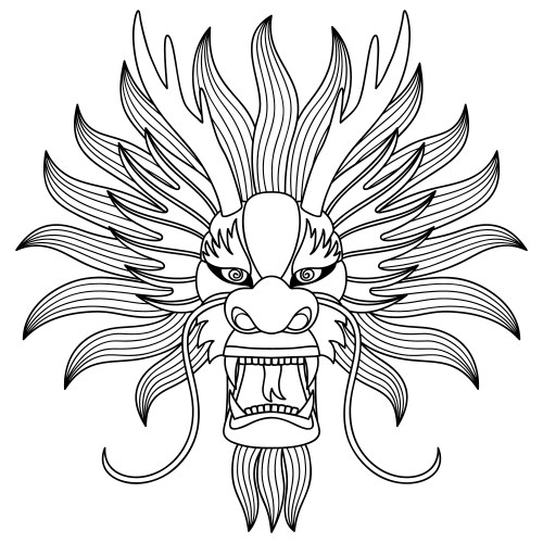 Dragon head Vector Images & Graphics for Commercial Use | VectorStock
