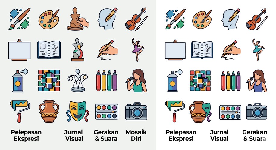 Colorful Object Dictionary for Kids – Royalty-Free Vector | VectorStock