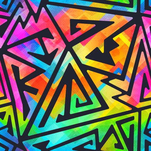 Rainbow stripes seamless texture Royalty Free Vector Image