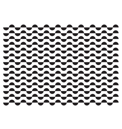 half circle black pattern vector image