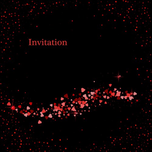 Red hot color light background curve line Vector Image