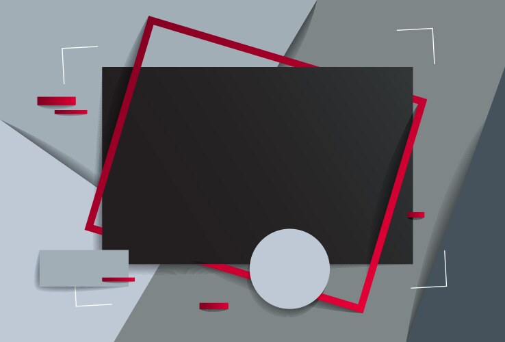 Frame with copy space for text design template vektorbild