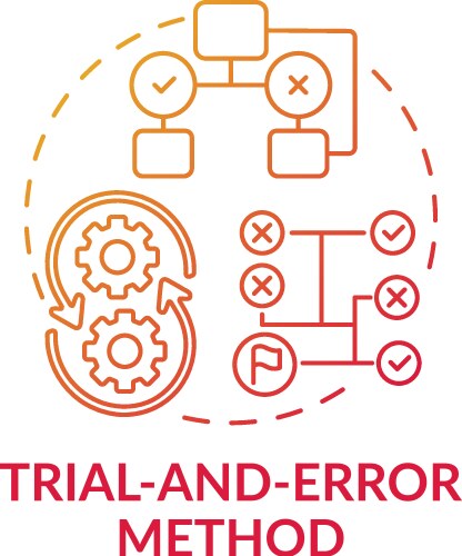 Hacking attempts loop concept icon Royalty Free Vector Image