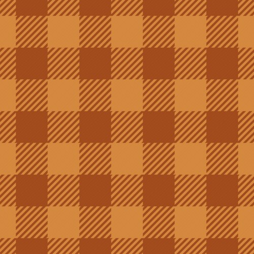 brown buffalo plaid seamless pattern vector image