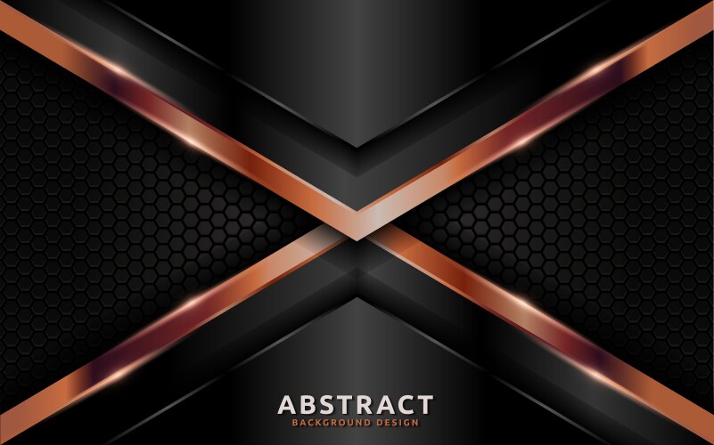 Dark abstract background with overlap layer vector image