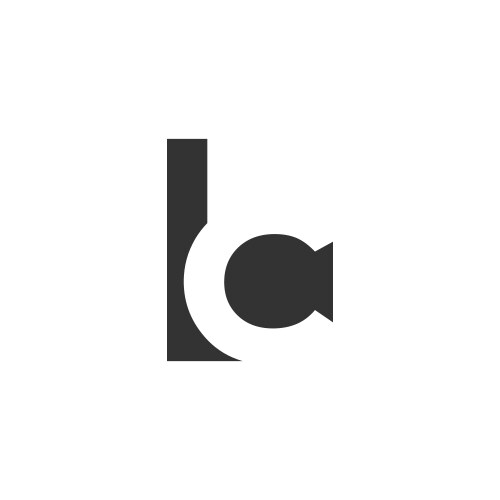 Ee creative geometric initial based modern Vector Image
