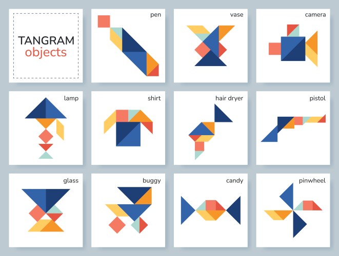 Tangram Figures Vector Images (over 620)