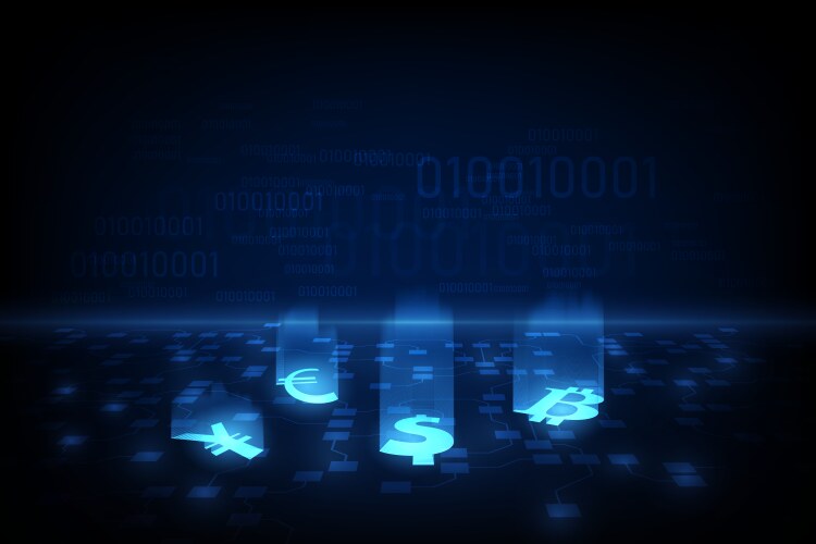 Money transfer global currency stock exchange Vector Image