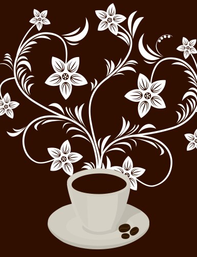 Coffee elements set Royalty Free Vector Image - VectorStock