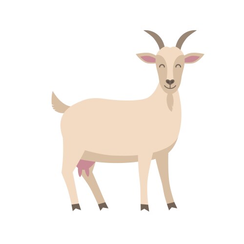 A goat Royalty Free Vector Image - VectorStock