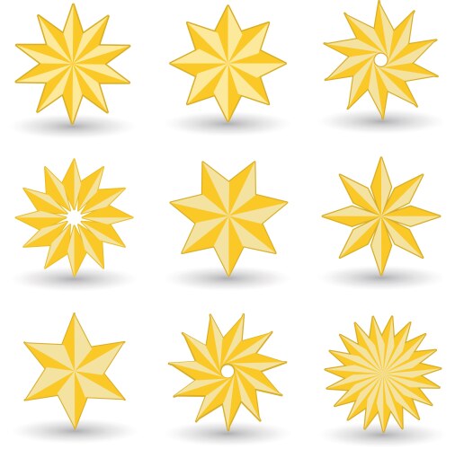 Step instructions how to make origami a star Vector Image