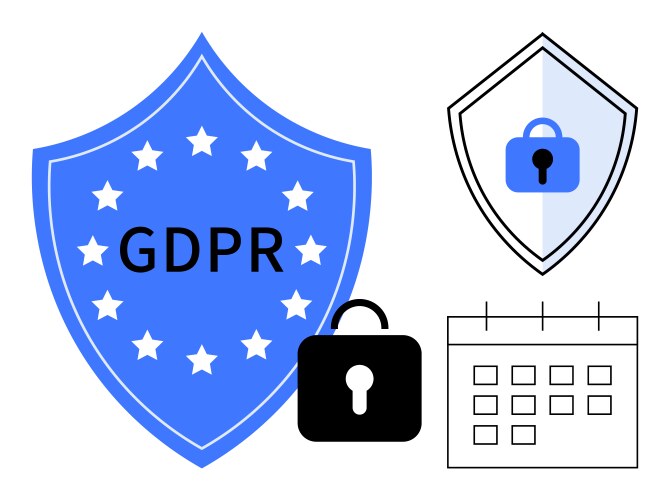 gdpr-compliance-concept-with-shield-lock-icons-vector-56010758 Data Privacy Regulations 2026: Compliance Checklist