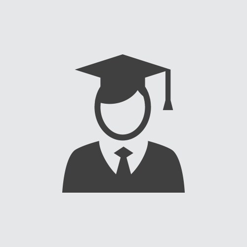 graduate man icon vector image