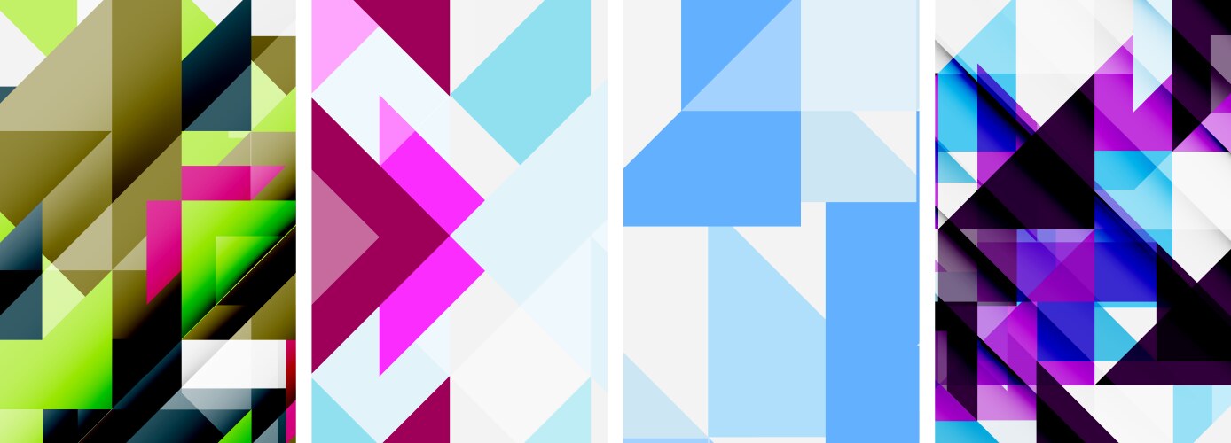 Random Triangle Pattern Vector Images (over 14,000)