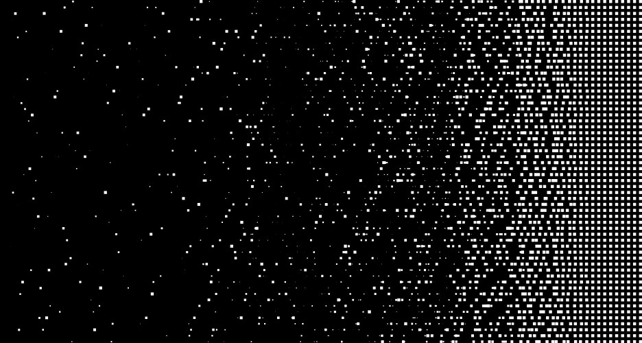 Data sorting from chaos to system artificial vector image