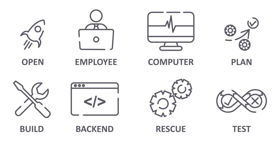Devops Icon Vector Images (over 1,000)