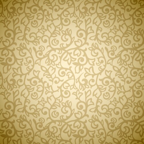 Seamless vintage wallpaper Royalty Free Vector Image