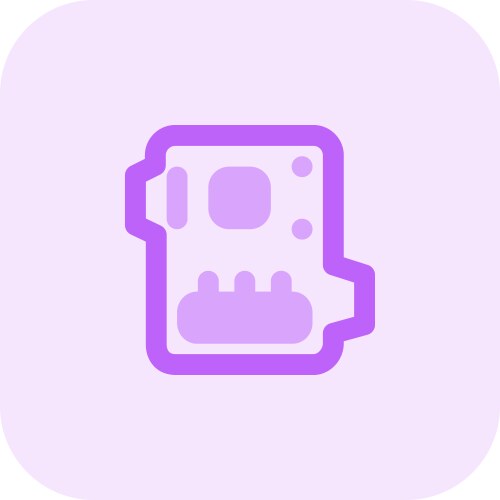 Microcontroller-based circuit for various vector image