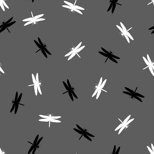 Cute seamless pattern with herbal silhouettes Vector Image