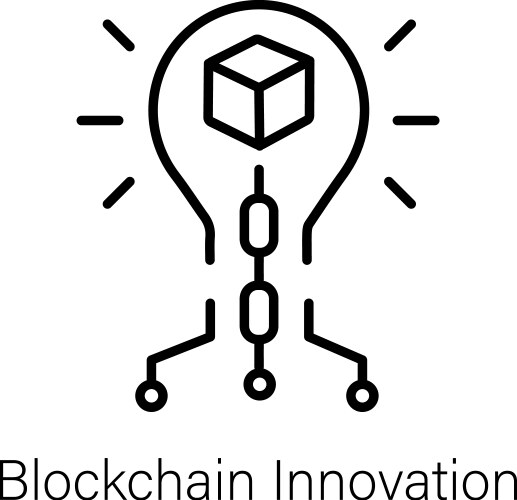Token blockchain Royalty Free Vector Image - VectorStock